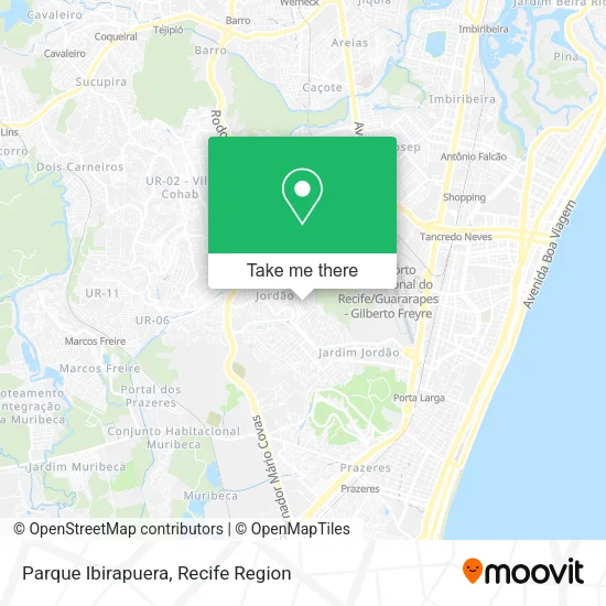 Parque Ibirapuera map