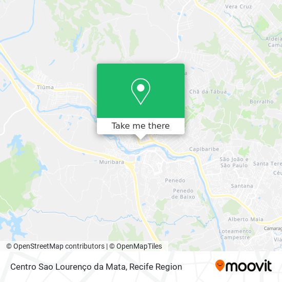 Centro Sao Lourenço da Mata map