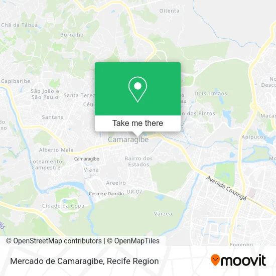 Mercado de Camaragibe map