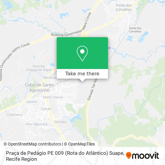 Praça de Pedágio PE 009 (Rota do Atlântico) Suape map