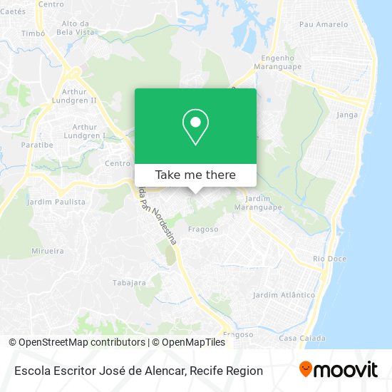 Escola Escritor José de Alencar map