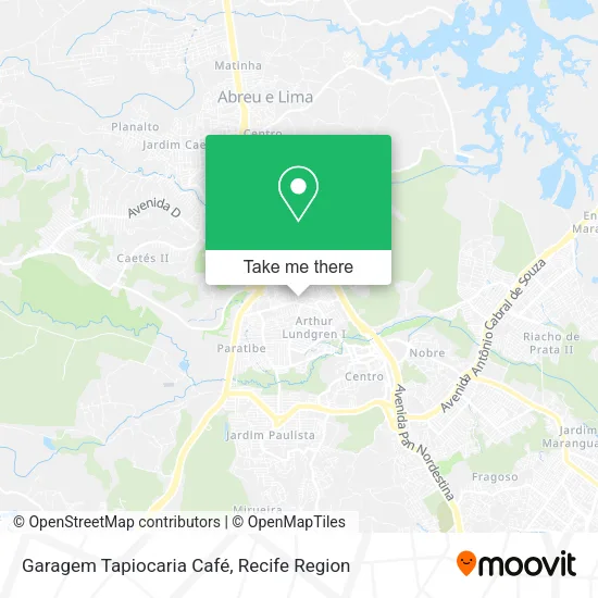 Garagem Tapiocaria Café map