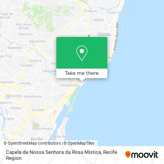 Capela de Nossa Senhora da Rosa Mística map