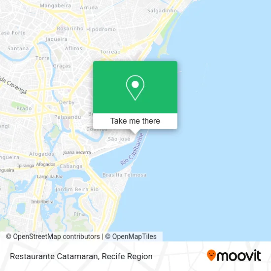 Restaurante Catamaran map