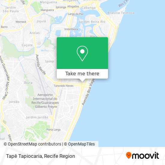 Tapê Tapiocaria map