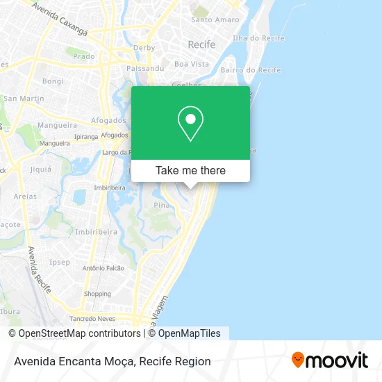 Avenida Encanta Moça map