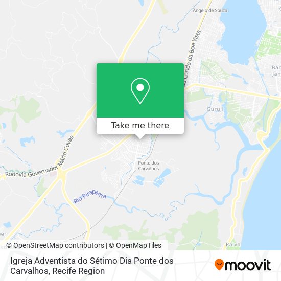 Igreja Adventista do Sétimo Dia Ponte dos Carvalhos map