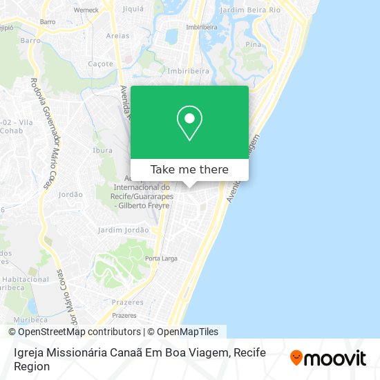 Igreja Missionária Canaã Em Boa Viagem map