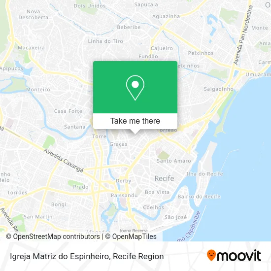 Igreja Matriz do Espinheiro map