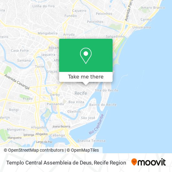 Templo Central Assembleia de Deus map