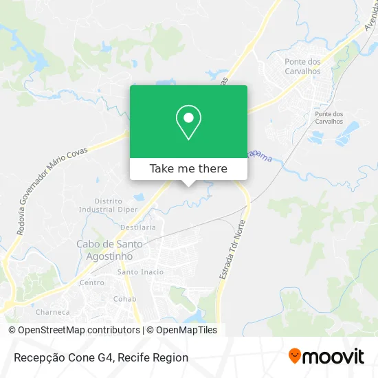 Recepção Cone G4 map