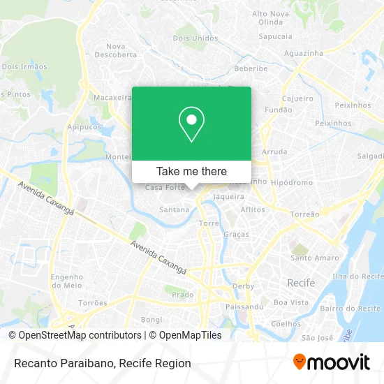 Recanto Paraibano map