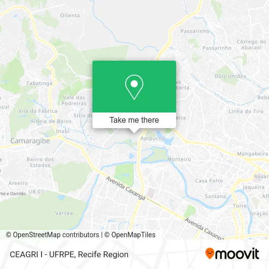 CEAGRI I - UFRPE map