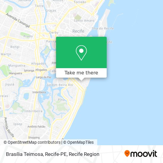 Brasília Teimosa, Recife-PE map