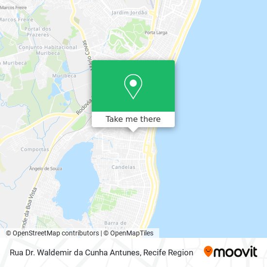 Rua Dr. Waldemir da Cunha Antunes map