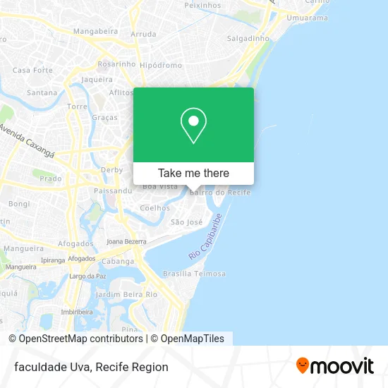 faculdade Uva map