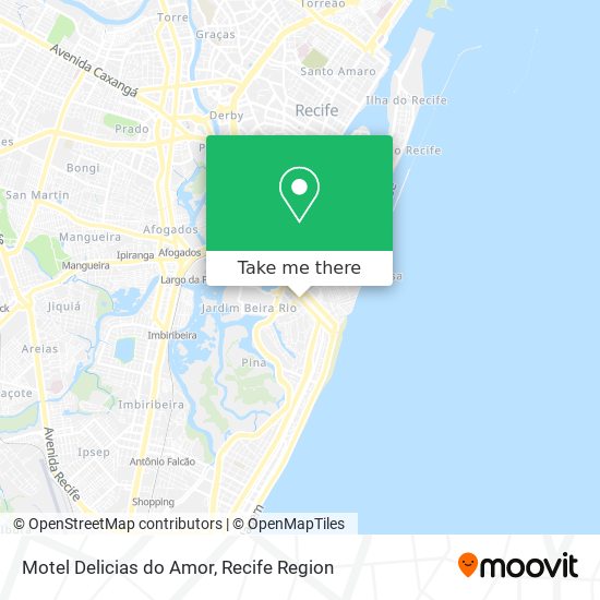 Motel Delicias do Amor map