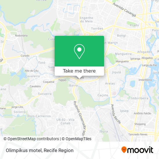 Olimpikus motel map