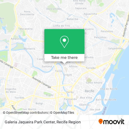 Galeria Jaqueira Park Center map