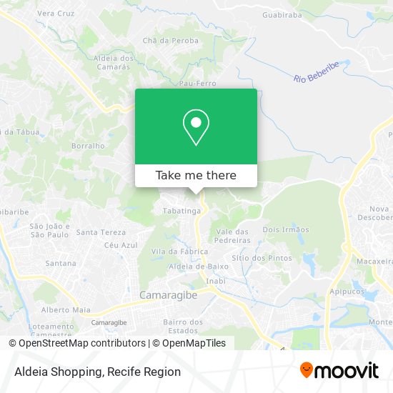 Aldeia Shopping map