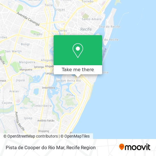 Pista de Cooper do Rio Mar map