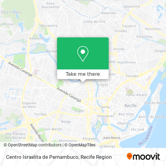 Centro Israelita de Pernambuco map