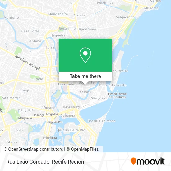 Rua Leão Coroado map