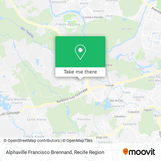 Alphaville Francisco Brennand map