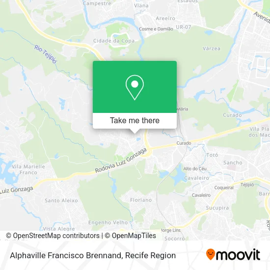 Alphaville Francisco Brennand map
