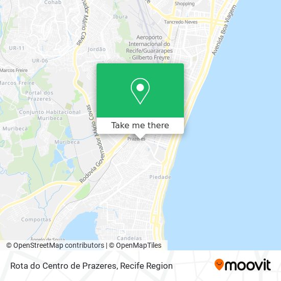 Rota do Centro de Prazeres map