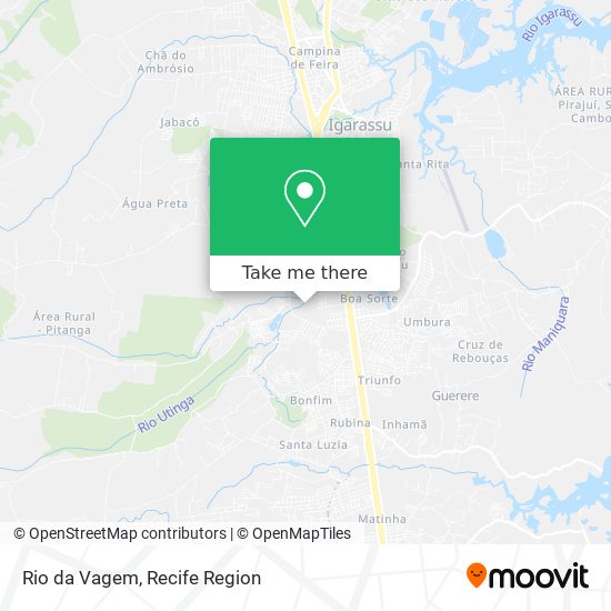 Rio da Vagem map