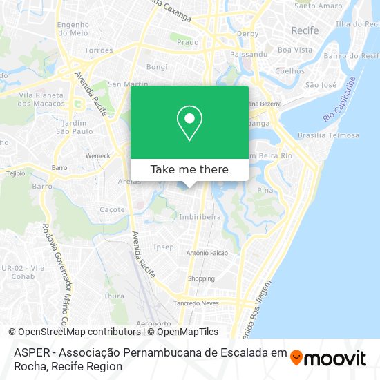ASPER - Associação Pernambucana de Escalada em Rocha map