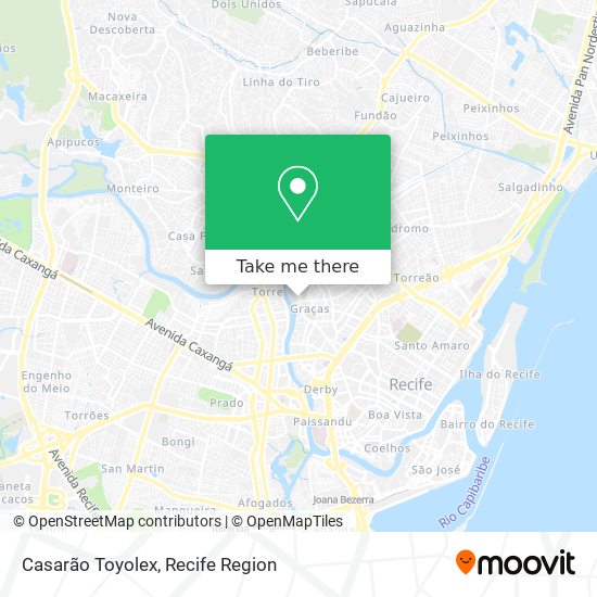 Casarão Toyolex map