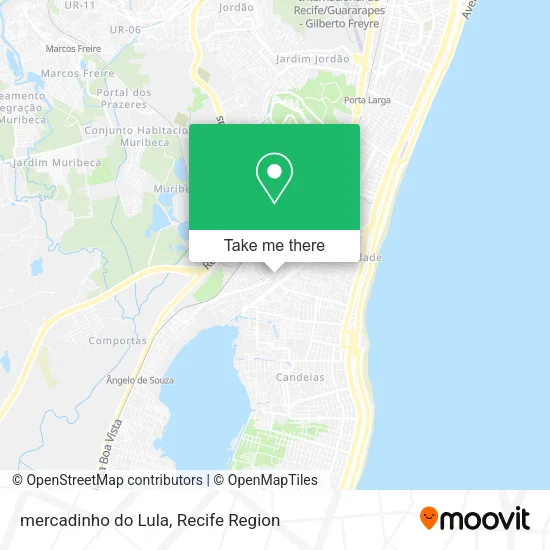mercadinho do Lula map