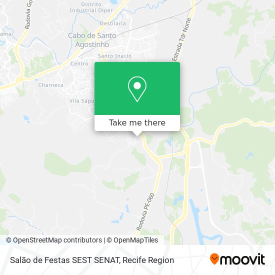 Salão de Festas SEST SENAT map