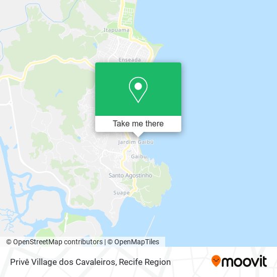 Privê Village dos Cavaleiros map
