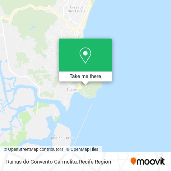 Ruínas do Convento Carmelita map