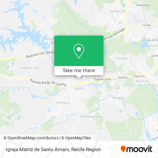 Igreja Matriz de Santo Amaro map