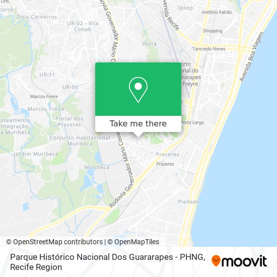 Parque Histórico Nacional Dos Guararapes - PHNG map