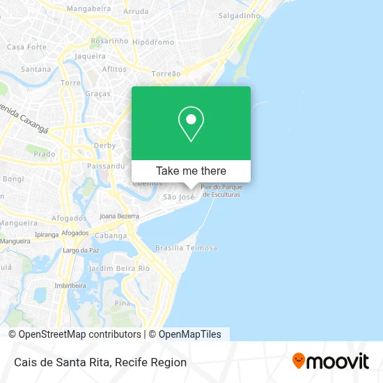 Cais de Santa Rita map