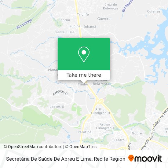 Mapa Secretária De Saúde De Abreu E Lima