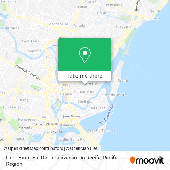 Urb - Empresa De Urbanização Do Recife map