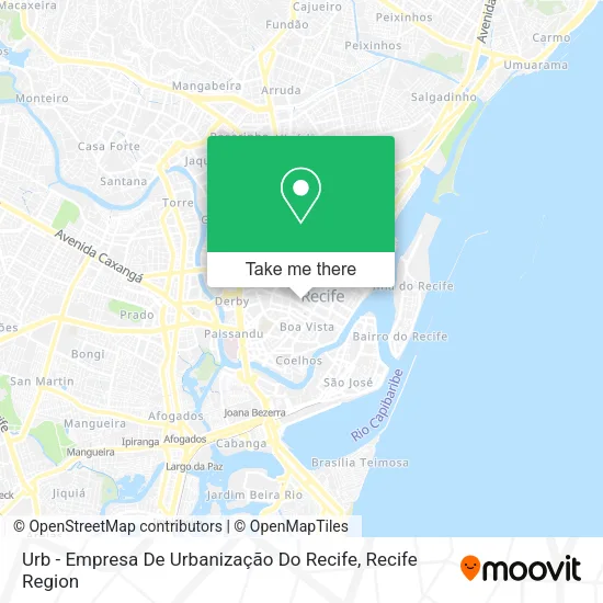 Urb - Empresa De Urbanização Do Recife map
