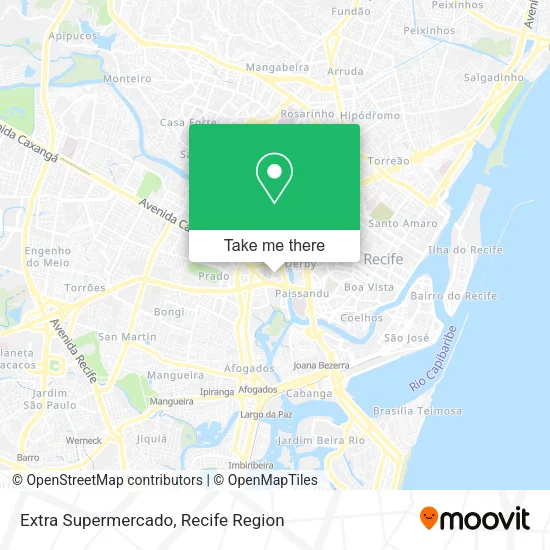 Extra Supermercado map