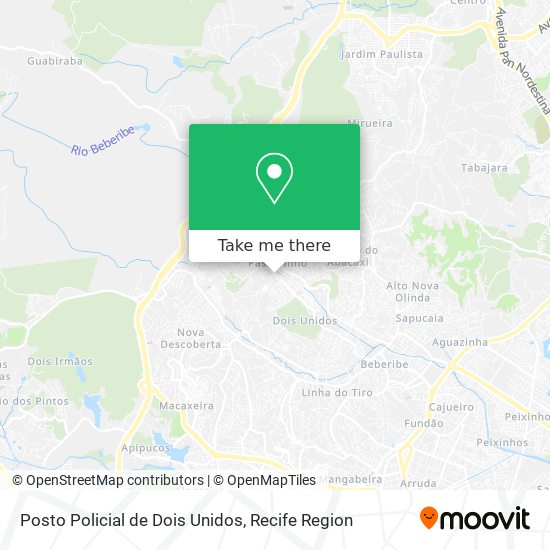 Posto Policial de Dois Unidos map