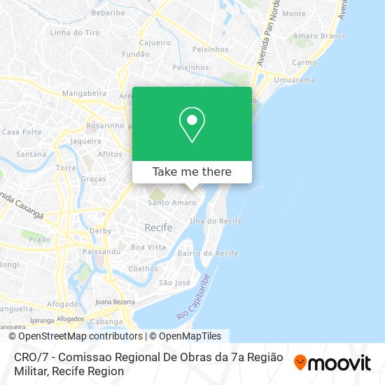 CRO / 7 - Comissao Regional De Obras da 7a Região Militar map