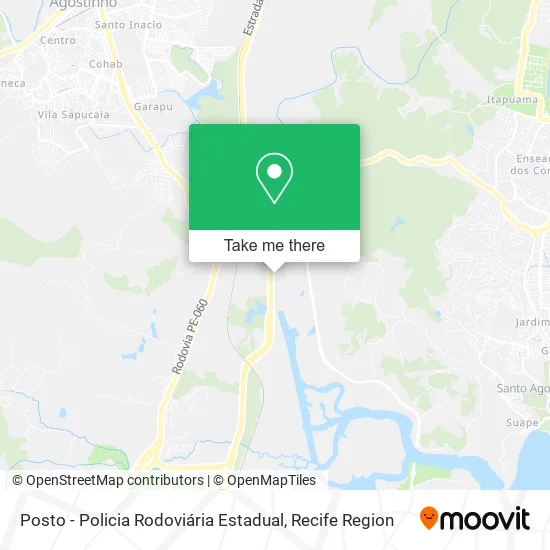 Posto - Policia Rodoviária Estadual map