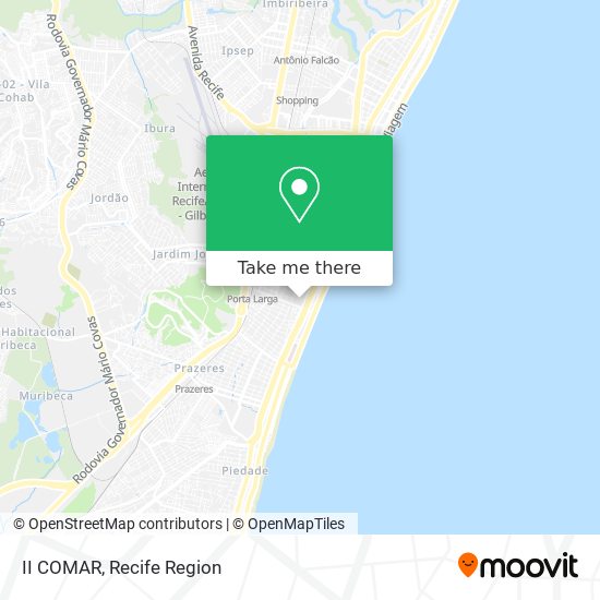 II COMAR map