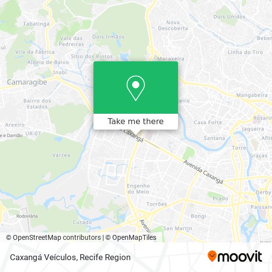 Caxangá Veículos map
