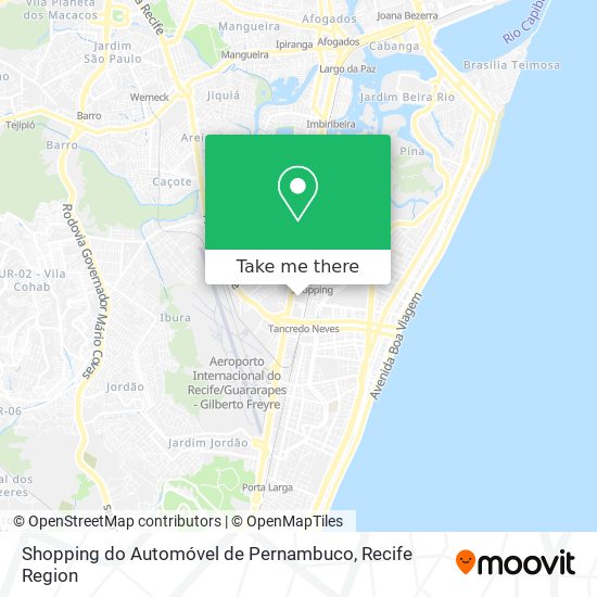 Shopping do Automóvel de Pernambuco map